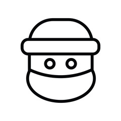 This is a nice Thief crime Icon Design