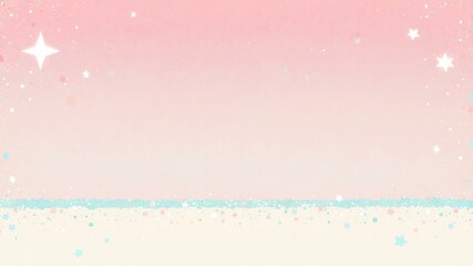 ivory glittered stars on corners space for text on contrast background