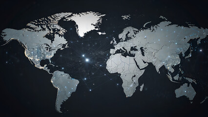 Fototapeta premium worldwide network, foundation of abstract data