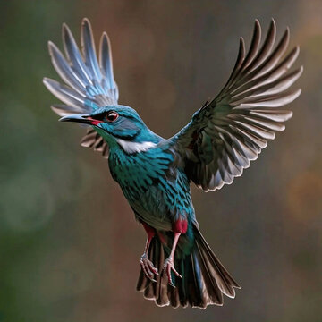 A bird fly in the otion