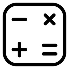 Obraz premium calculate icon