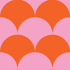 Vector seamless repeat pattern print background with geometric patterns