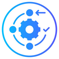 workflow gradient icon
