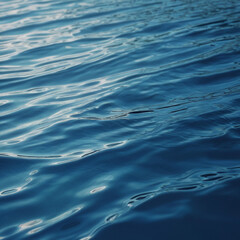 Water surface background texture, blue water with ripples