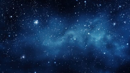 Obraz premium A stunning night sky filled with countless stars and a visible Milky Way galaxy in the background isolated on white background