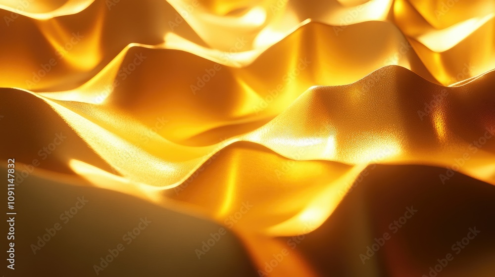 Poster golden dynamic 3d layered backdrop for creative projects