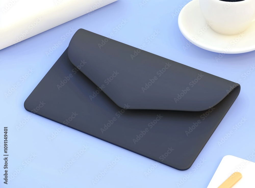 Poster an illustration of a mockup of a brand identity with blank objects for you to place your designs. a 
