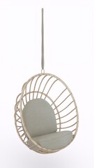 hanging lounge chair with white background