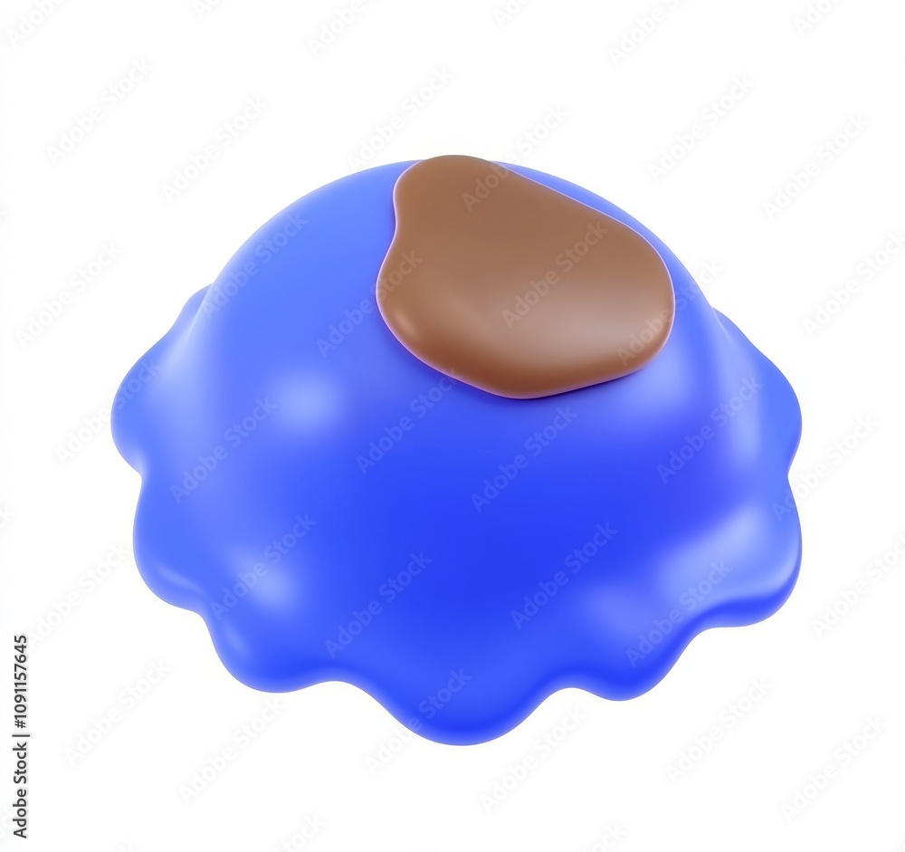 Poster rendering in 3d. modern minimal glossy objects isolated on transparent background. abstract geometri