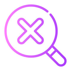 Obraz premium cross gradient icon