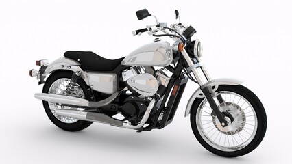 two wheeler superbike with white background