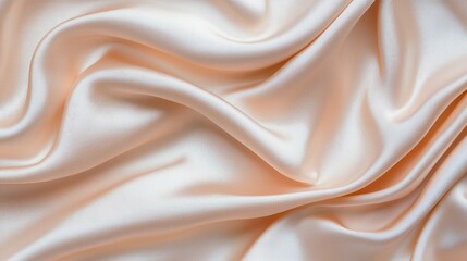 Fototapeta premium Elegant silk fabric close-up textile studio photography soft light macro viewpoint luxury concept