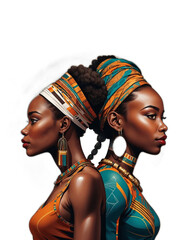 Black History Month Isolated  Banner for Social Media