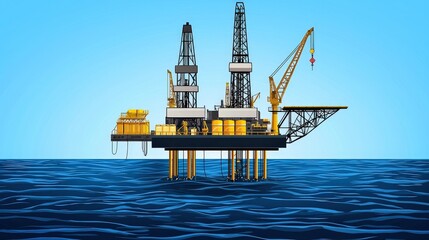 Sustainable oil drilling platforms innovations in rig design for ocean environments