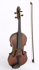 Fototapeta premium violin with white background