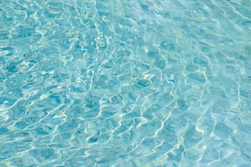 abstract blue color water wave in swimming pool pure natural swirl pattern texture