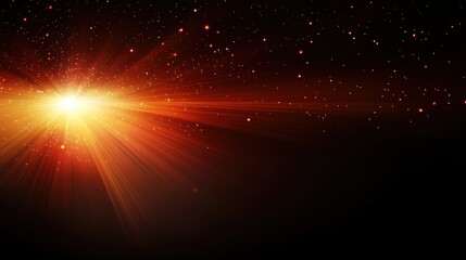 Fototapeta premium A radiant burst of light against a dark background, evoking a cosmic or abstract theme.
