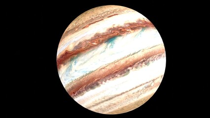 jupiter planet with black background © Masihullah