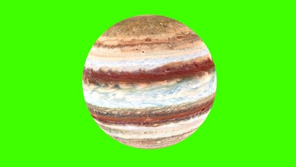 jupiter planet with green background © Masihullah