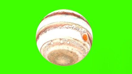 jupiter planet with green background © Masihullah
