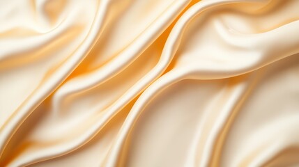 Obraz premium Elegant satin fabric texture textile industry close-up view softness and shine abstract concept for fashion and design