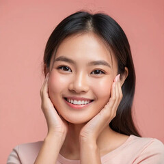 Fototapeta premium portrait of a woman with skin