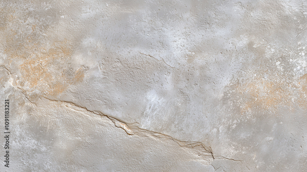 Aufkleber smooth concrete texture with subtle cracks and earthy tones, viewed from above, showcasing natural imperfections and variations in color
