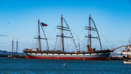 Balclutha, Three-Masted Square-Rigged Ship, San Francisco Maritime National Historic Park