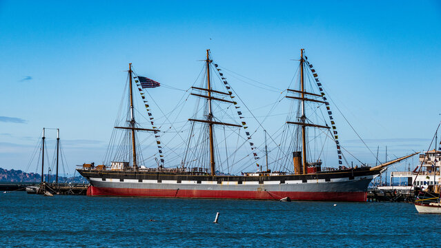 Balclutha, Three-Masted Square-Rigged Ship, San Francisco Maritime National Historic Park