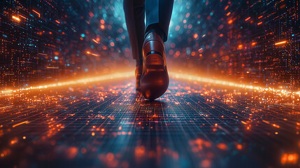 Taking steps forward in a minimalistic, data-driven virtual metaverse