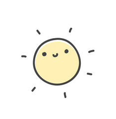 Cartoon cute vector illustration