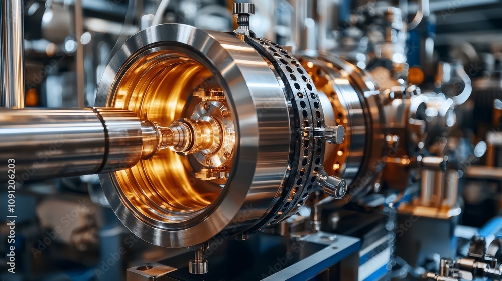 Poster industrial machinery operation factory floor high-resolution image technical environment close-up vi