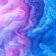 Obraz premium Abstract pattern from food dyes on milk