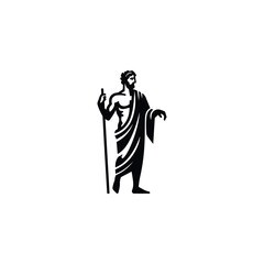 Greek ancient god logo