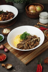 stew with vegetables