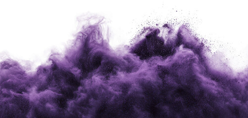 Fototapeta premium Vibrant purple powder explosion.