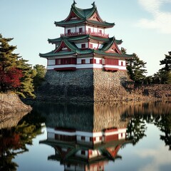 Hirosaki Castle: 1611, Tsugaru Clan's home.