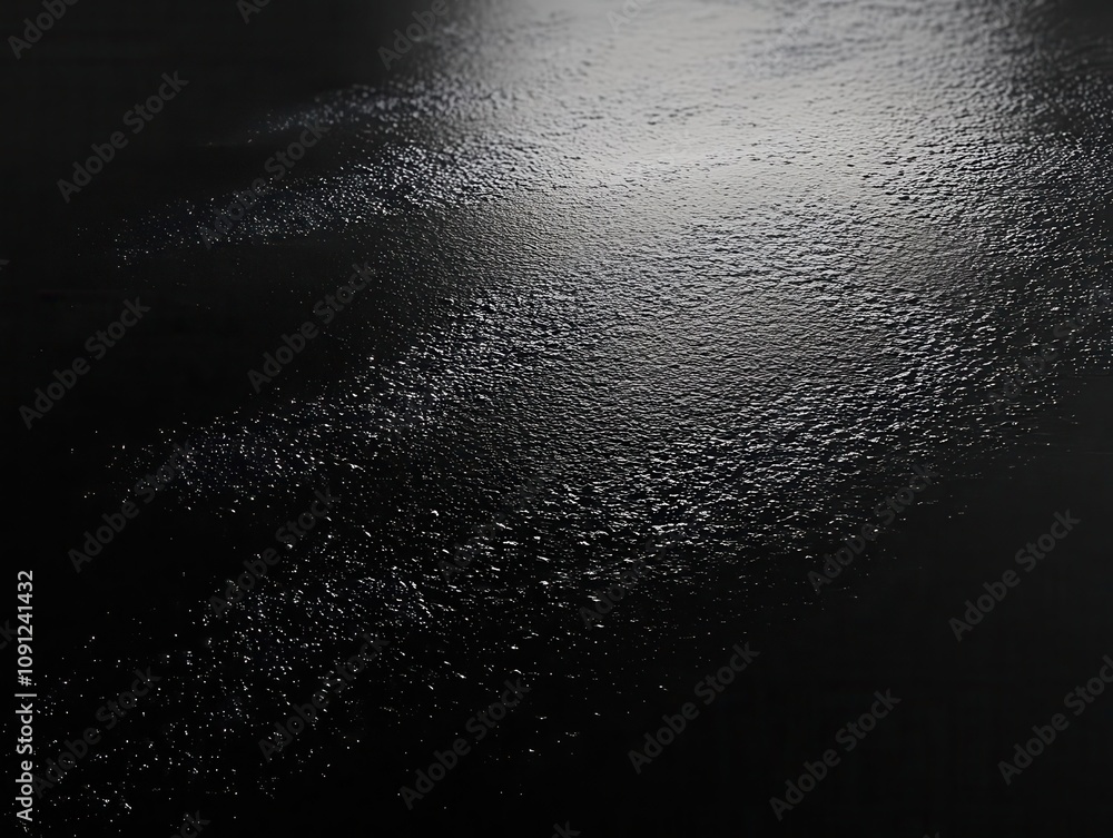 Poster subtle gradient effect on a dark grainy background, creating a mysterious and moody atmosphere, idea