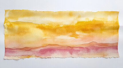 Obraz premium Plain watercolor background of large washes in neutral colors for graphic design or wallpaper.