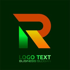 R  lettering logo is simple, easy to understand and authoritative