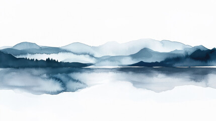 Plain watercolor background of large washes in neutral colors for graphic design or wallpaper.