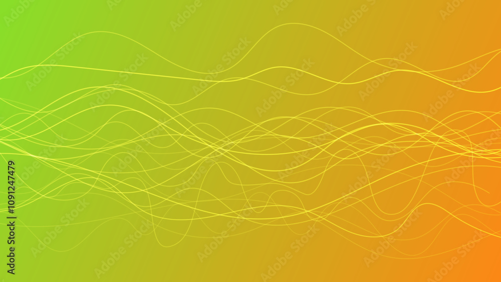 Poster abstract gradient background with wave beams