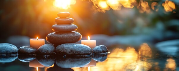 Obraz premium A tranquil and soothing setting symbolizing mental healthcare, emphasizing psychological treatment and the importance of professional mental wellbeing support