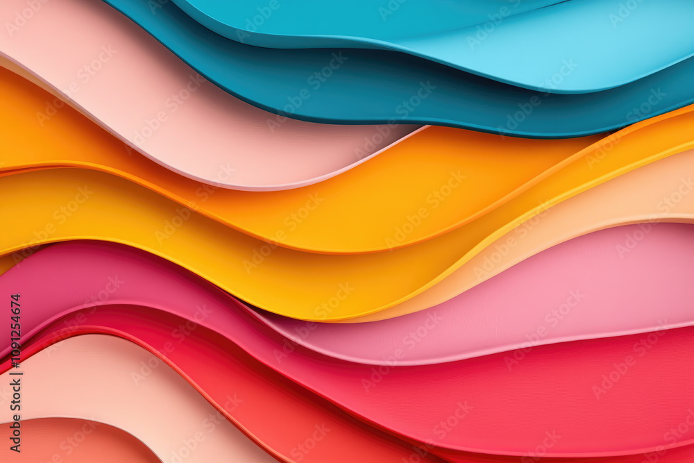 Aufkleber vibrant kaleidoscope, a mesmerizing blend of colors and shapes creating a dynamic and captivating ab