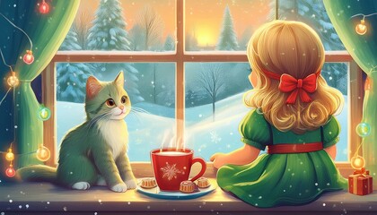 ai cozy winter night