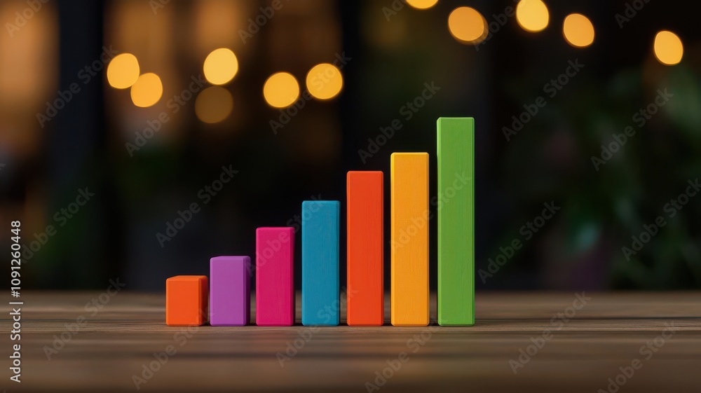 Poster inventory management concept. forecasting and inventory strategy dashboard, digital metrics for opti