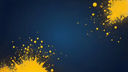 Navy, Yellow glowing gradient background, a soft grainy noise texture with shimmering highlights and Smooth Transitions for a dynamic effect.