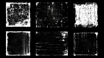 Realistic overlay of paper texture with uneven edges and scratches, Abstract blurred grainy gradient background texture. Colorful digital grain soft noise effect.