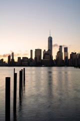 Obraz premium NYC Skyline at Sunrise
