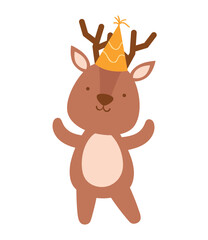 Fototapeta premium deer animal birthday party